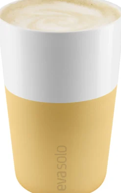 2 Cafe Latte-krus Golden sand