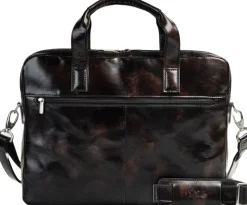 2 compartment Laptop briefcase van Gogh