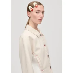 2477 Hair Accessories, Hand Crocheted Hair Clip