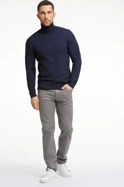 100% merino roll neck knit