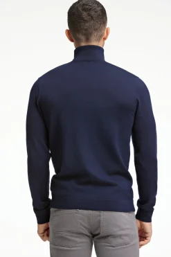 100% merino roll neck knit