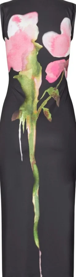 2244 Stocking Jersey, Elastic Tank Crewneck Dress