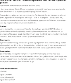 A Touch of Spice garish til Gin & Tonic