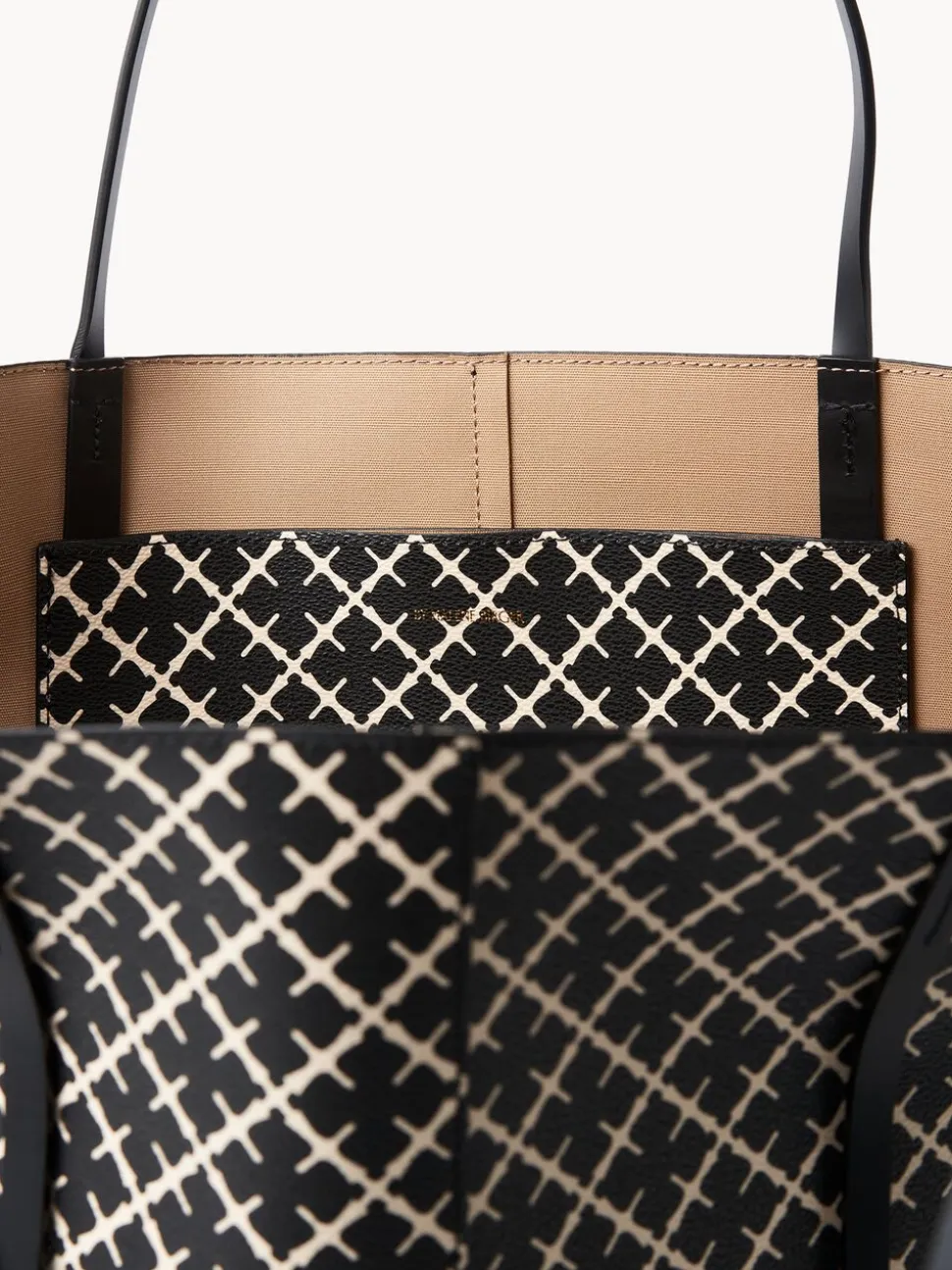 Abrille tote med print