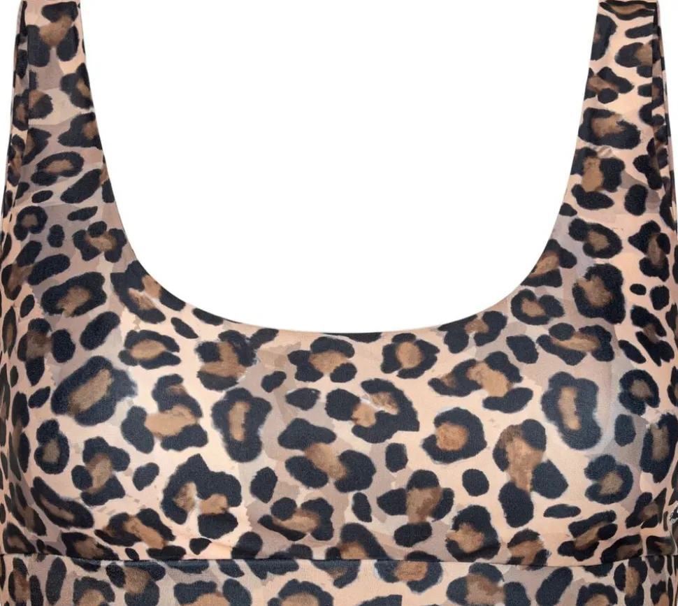 Agung sporty bikini top - Leopard