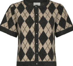 Allestar Check Knit Cardigan