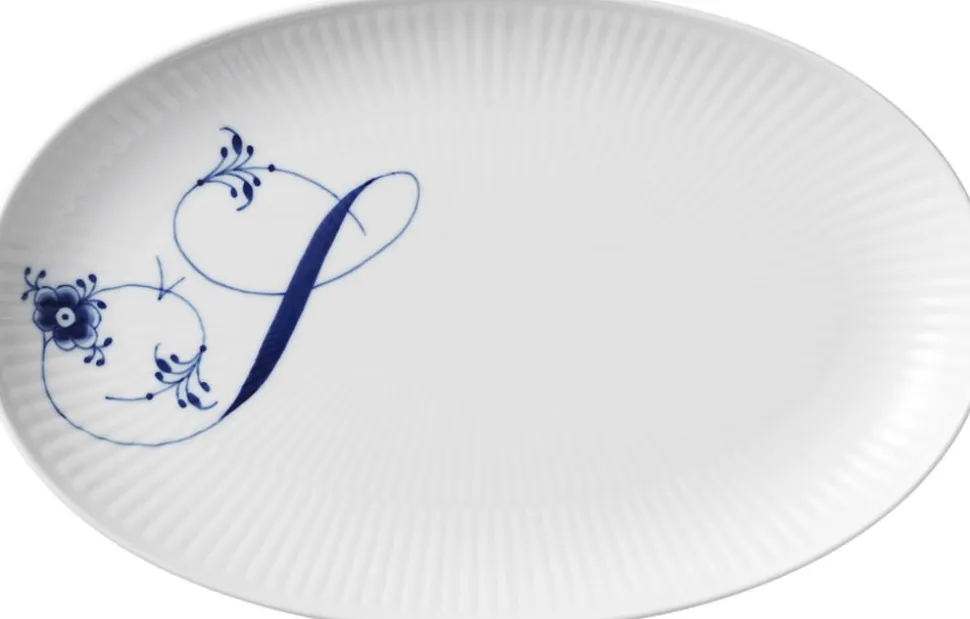 Alphabet Coll Oval Asiette 23,5cm S