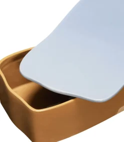 Amare Skrivebordsordner Large Brun/Lyseblå