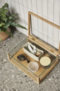 Amare Skrivebordsordner Small Sand/Grøn