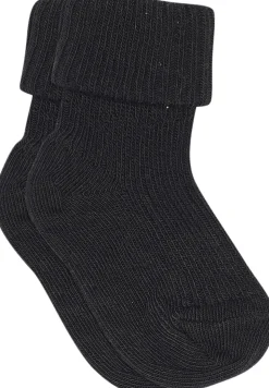 ANKLE WOOL RIB TURN DOWN