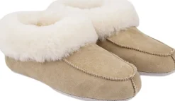 API - DOUBLE FACED SHEARLING HIGH SLIPPERS