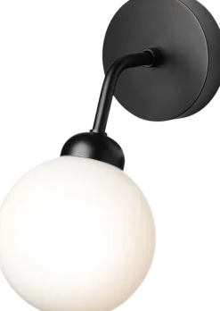 Apiales Wall, satin black / opal