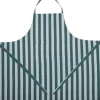 Apron 105x100 cm Birk - Stripe dark green
