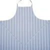 Apron 105x100 cm BIRK- Stripe light blue