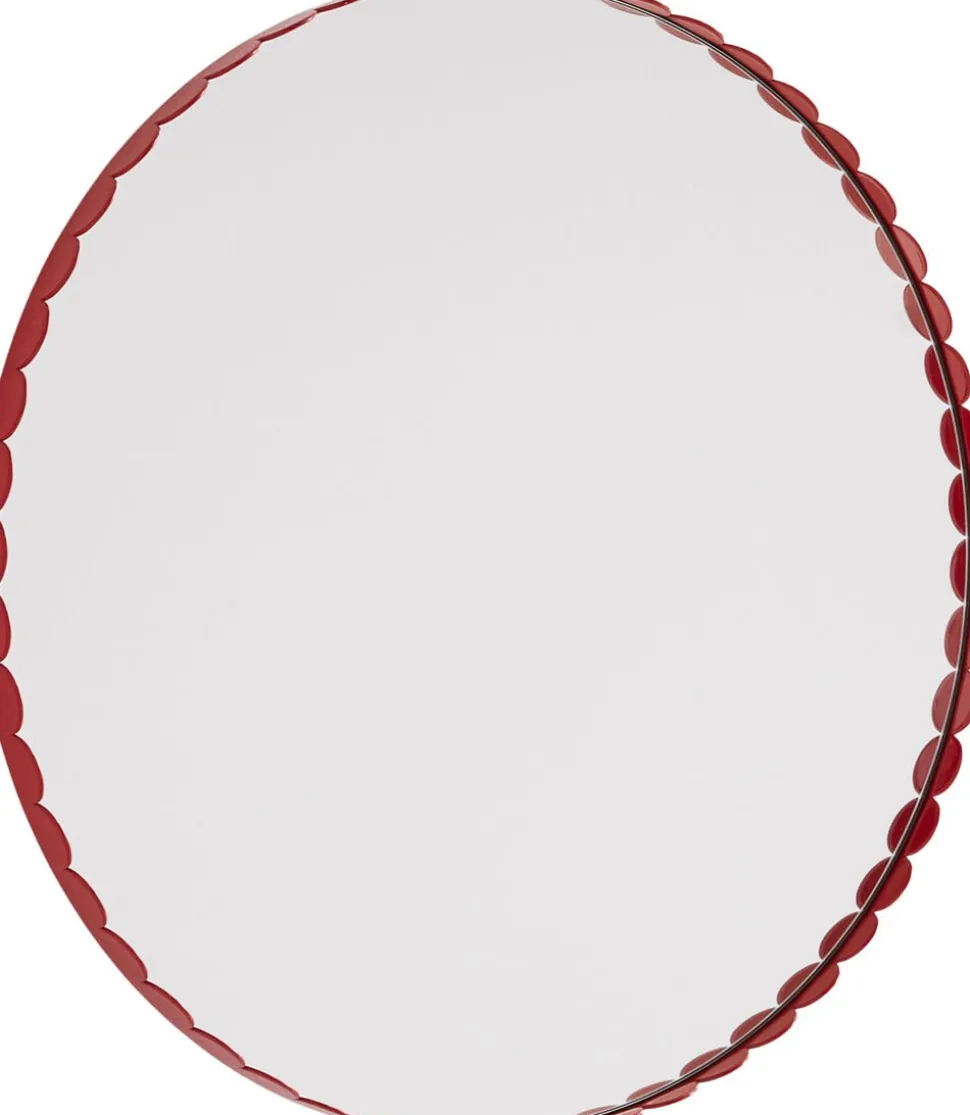 Arcs Mirror-Round-Red
