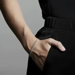 Armbånd, Fuchsia, Sølvbelagt