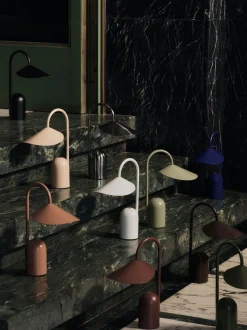 Arum Portable Lamp - Stainless Steel