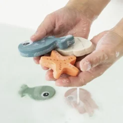 Bade- og fiskelegetøj Sea friends Farvemix