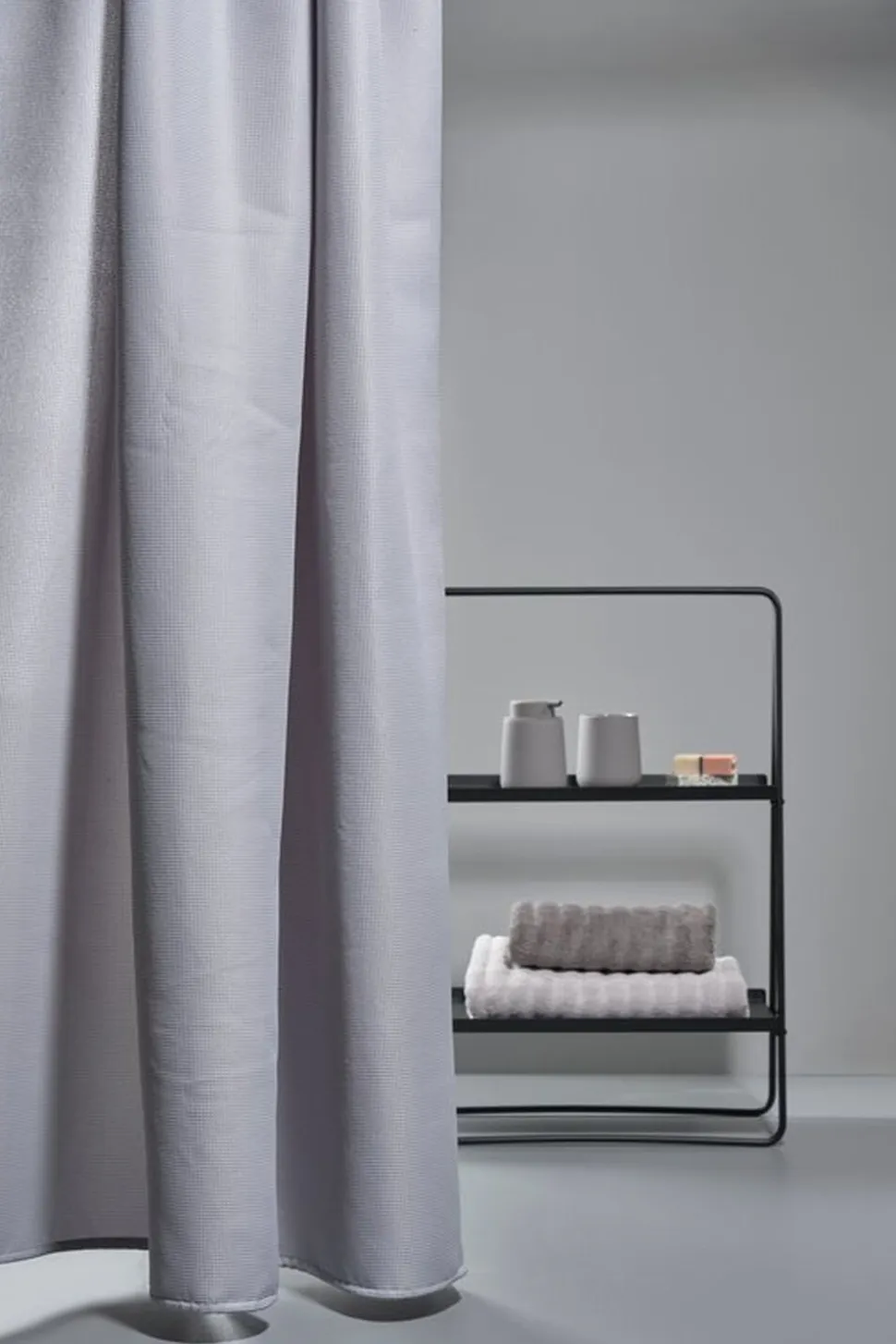 Badeforhæng Lux Grey