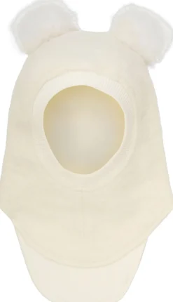 Balaclava Wool Alpaca Pompoms