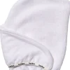 Bamboo Hair Towel Wrap, White