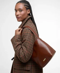 Barbour Cedar Leather Bucket Bag