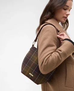 Barbour Cedar Tartan Bucket Bag
