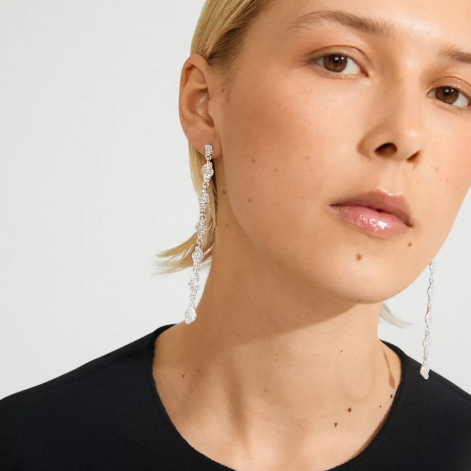 BASIL øreringe sølvbelagt