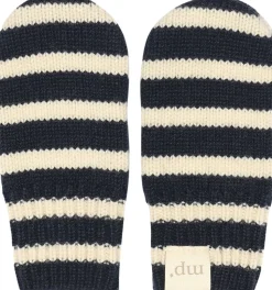 Bergen striped mittens