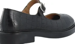 BIAADDA Mary Jane Croco Embossed Leather