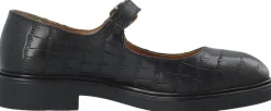 BIAADDA Mary Jane Croco Embossed Leather