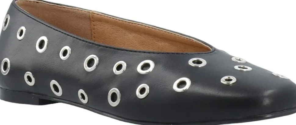 BIALILJA Ballet Flat Studded Faux Leather