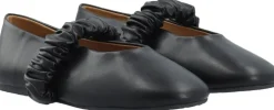 BIALUNA Scrunchie Ballet Flat Faux Leather