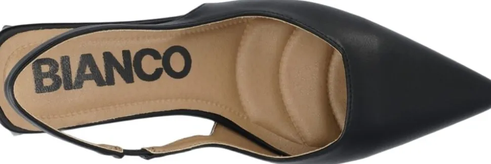 BIAMARALYN Slingback Smoth Faux Leather