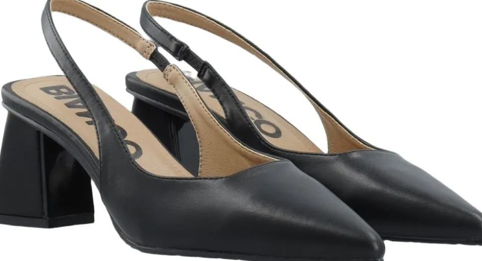 BIAMARALYN Slingback Smoth Faux Leather