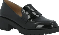 BIAPEARL Simple Penny Loafer Patent Aquarius