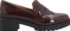 BIAPEARL Simple Penny Loafer Patent Aquarius