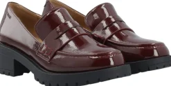 BIAPEARL Simple Penny Loafer Patent Aquarius