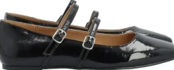BIAROSE Karré Double Mary Jane Flat Faux Leather