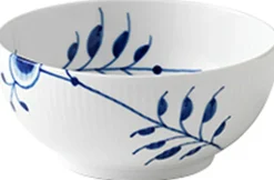 Blå Mega Riflet 73 cl. skål