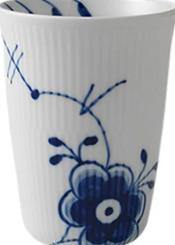 Blå Mega Riflet 39 cl. termokop