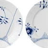 Blå Mega Riflet 2-pak Tallerkner 27cm no 2