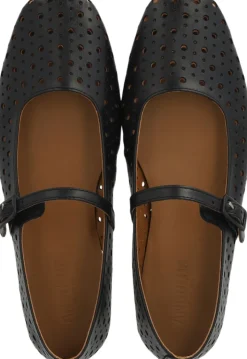 Blød ballerina med dekorativt hulmø