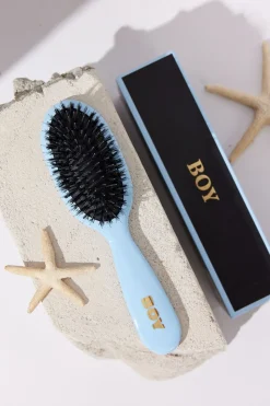 Boar- & Nylon Brush blue ""boy"" small