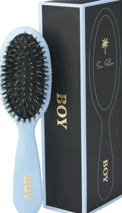 Boar- & Nylon Brush blue 