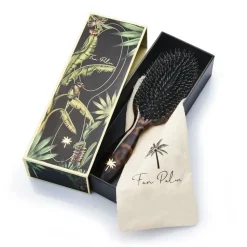 Boar- & Nylon Brush turtle medium