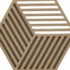 Bordskåner Hexagon Dark Camel