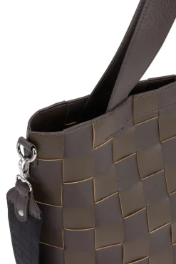 Braided Cross-Body Shopper