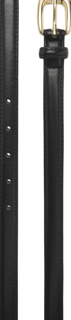 Buckle skinny belt