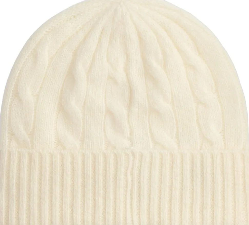 Cable-Knit Wool-Cashmere Beanie